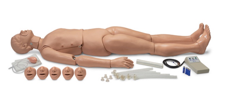 Cart Full Body Trauma CPR Manikin with Electronics