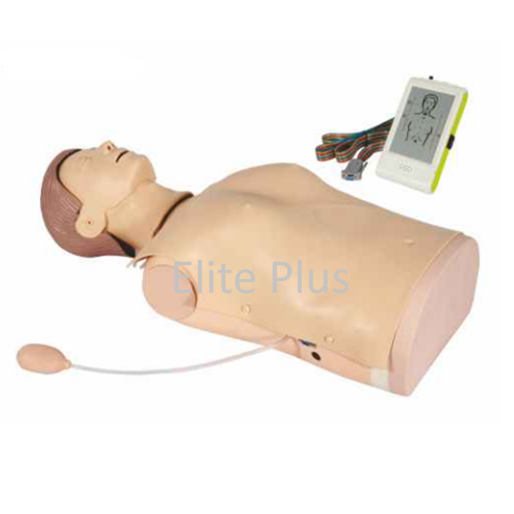 Cart CPR 2000 Advanced Half Body CPR Training Manikin with Monitor Voice Guided